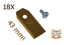 Couteau en titane 18 x 4,3 cm