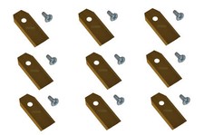 9 x couteaux en titane de 4,3