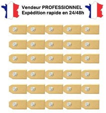 Lot de 15 lames en titane pour