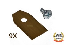 9 x couteaux en titane de 3,5